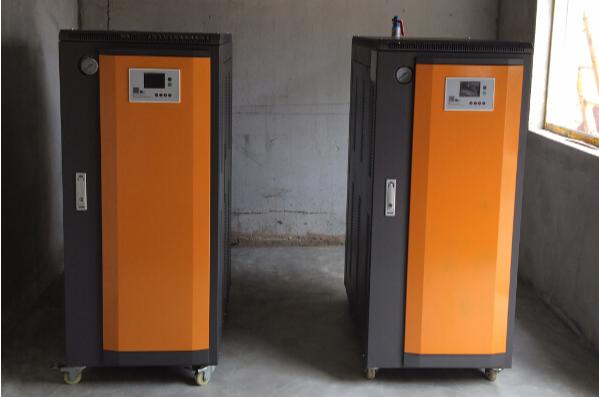 林杰生物2臺100kw電蒸汽鍋爐—食品蒸煮