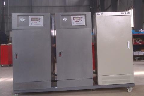 昆鋼橋鋼水凈化材料廠--50KW免辦證電鍋爐組合平臺